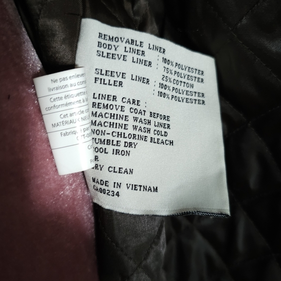 London Fog 3 season trench coat, size Medium. - Picture 10 of 15